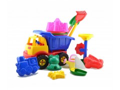 儿童软胶沙滩玩具车室外挖沙铲水桶套装宝宝戏水夏天玩具批发