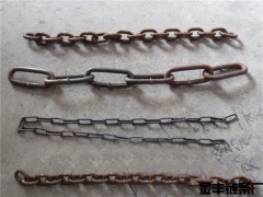 护栏链条厂家-围栏链条-镀锌铁链 链条 加工定制镀锌链条